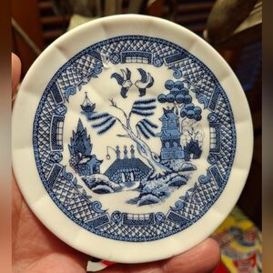 Blue Willow Children's Dishes 8 Pcs Fine Bone China Unbranded Excellent